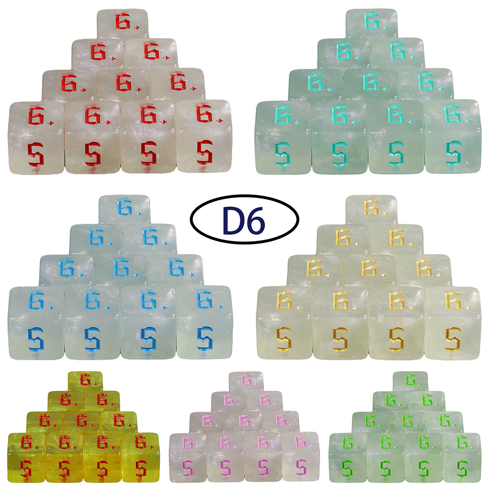 Polyhedral D6 Dice Set 10PCS T - Board Game Pandemic avaliação e preço
