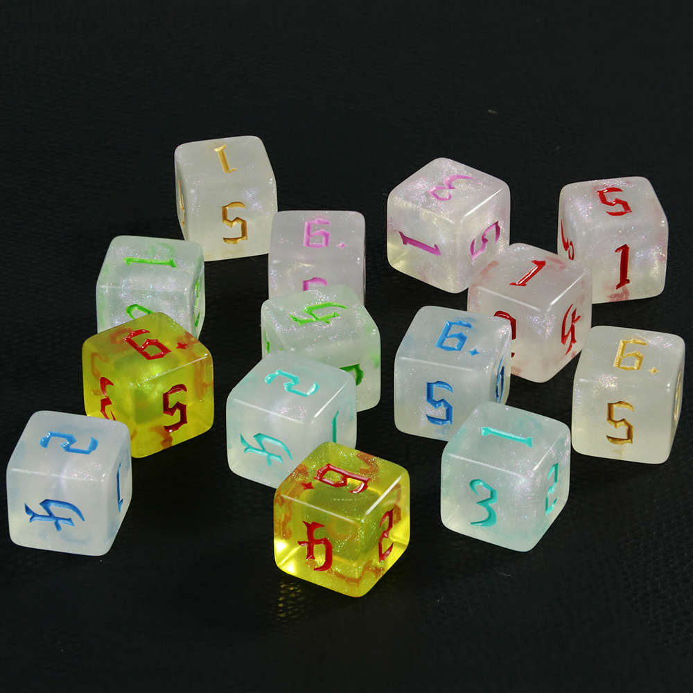 Polyhedral D6 Dice Set 10PCS T - Board Game Pandemic avaliação e preço