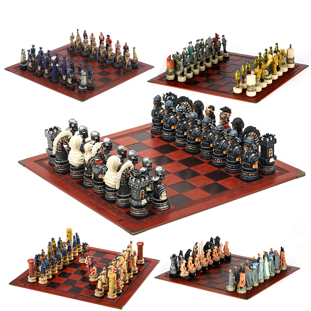 Horror Theme Chess Resin Mater - Yearbook Board Game Theme avaliação e preço