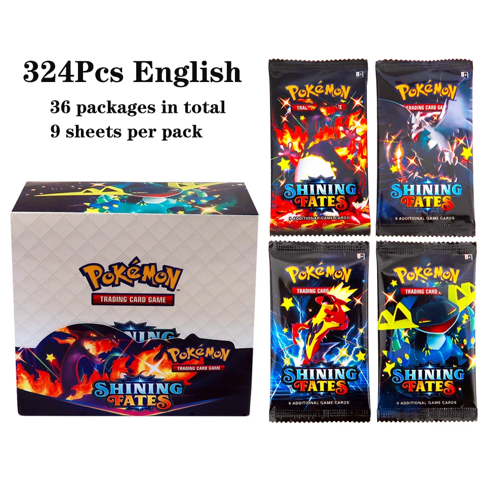 324Pcs/box Pokemon TCG: Shinin - Board Game Box avaliação e preço
