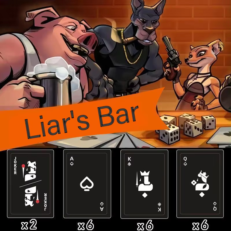 Liars Bar Table Card Game Card - Board Game List avaliação e preço