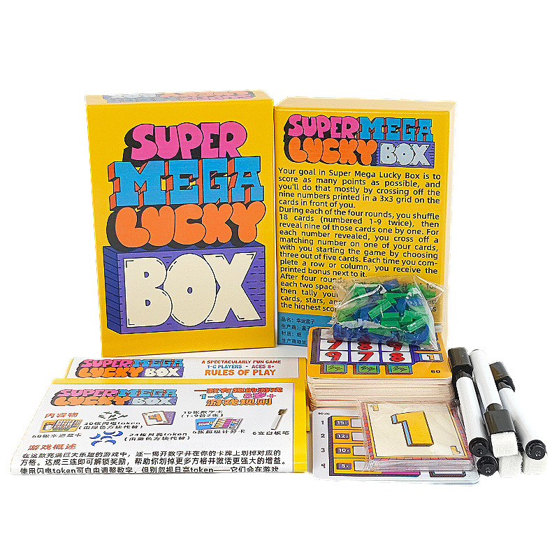 Super Mega Lucky Box Board Gam - Board Game Box avaliação e preço