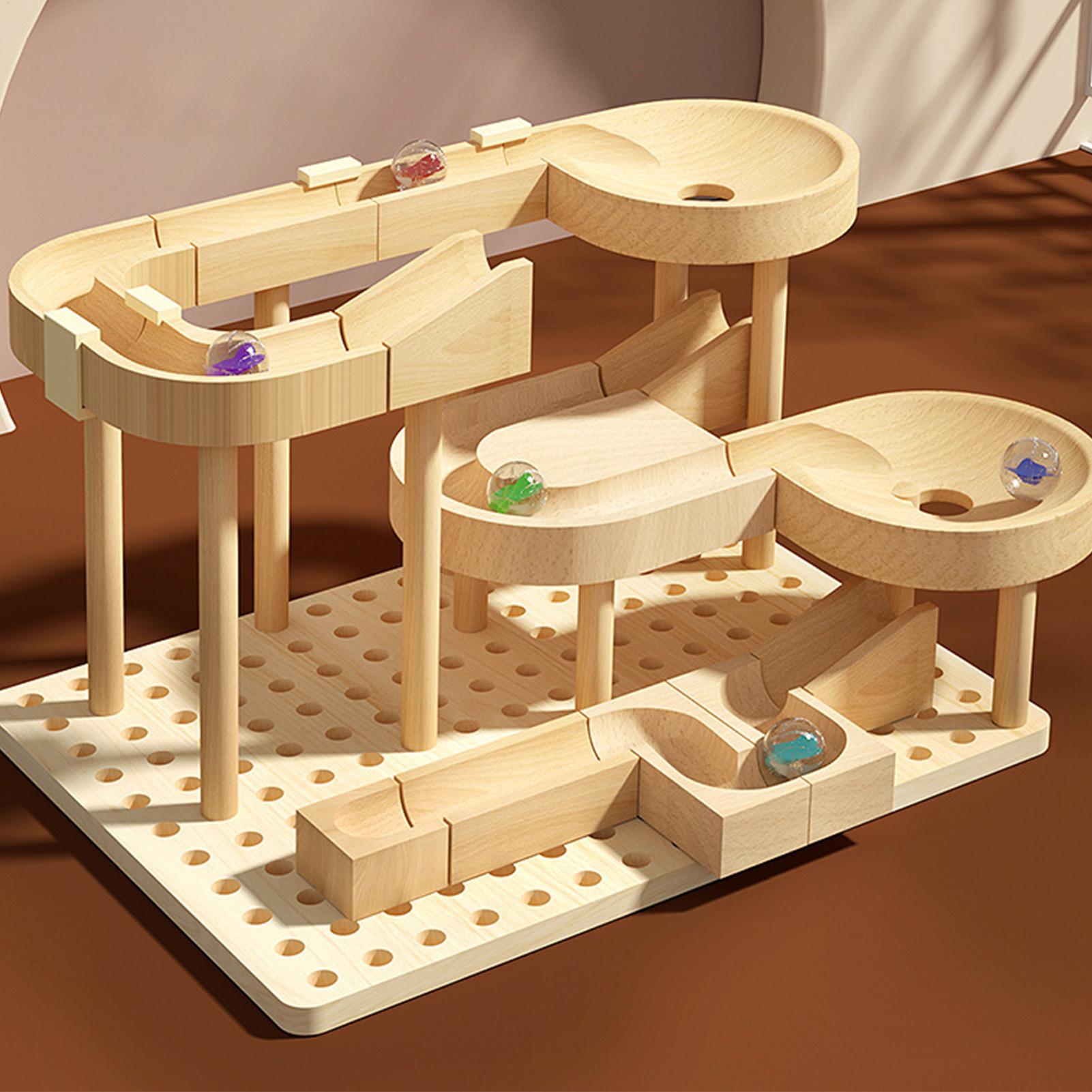 Wooden Marble Maze Race Track  - Board Game Race Track avaliação e preço
