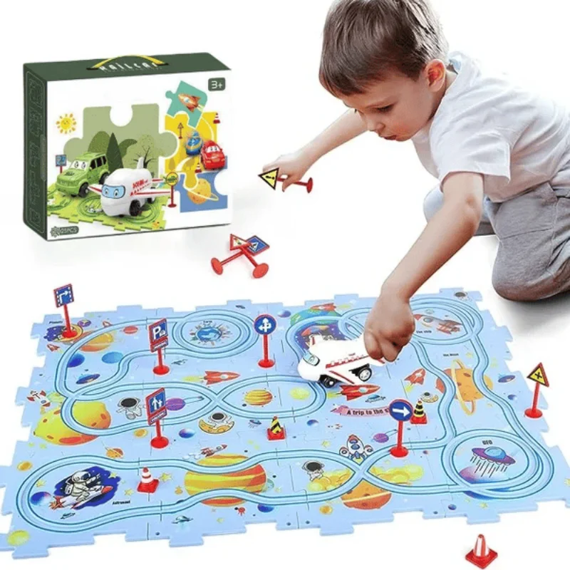 Children's Educational Puzzle  - Board Game Race Track avaliação e preço