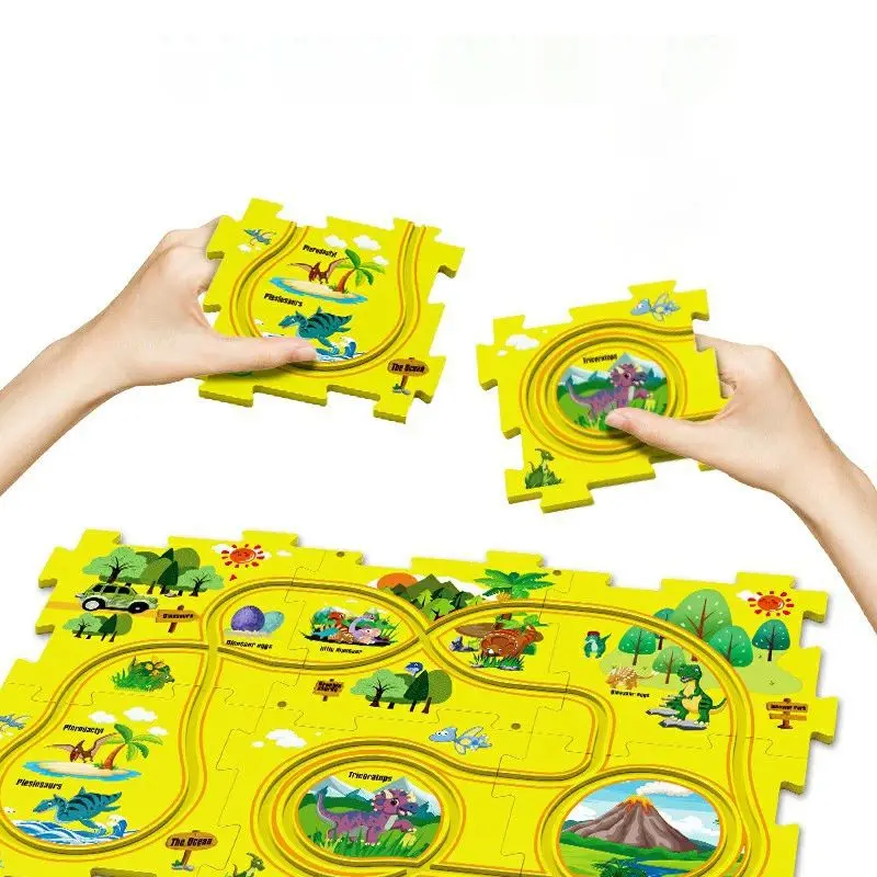 Children's Educational Puzzle  - Board Game Race Track avaliação e preço