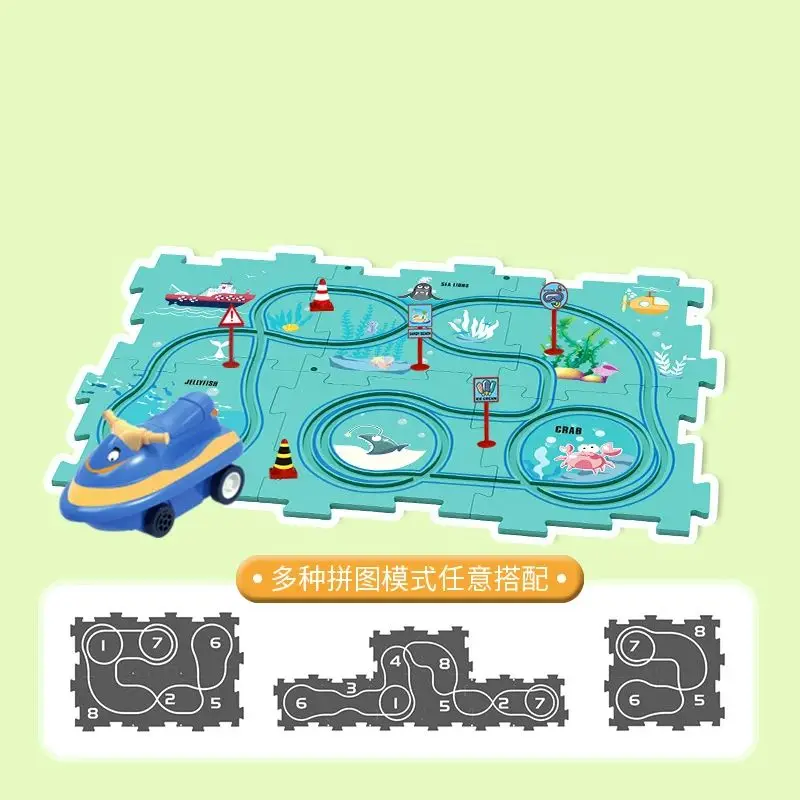 Children's Educational Puzzle  - Board Game Race Track avaliação e preço