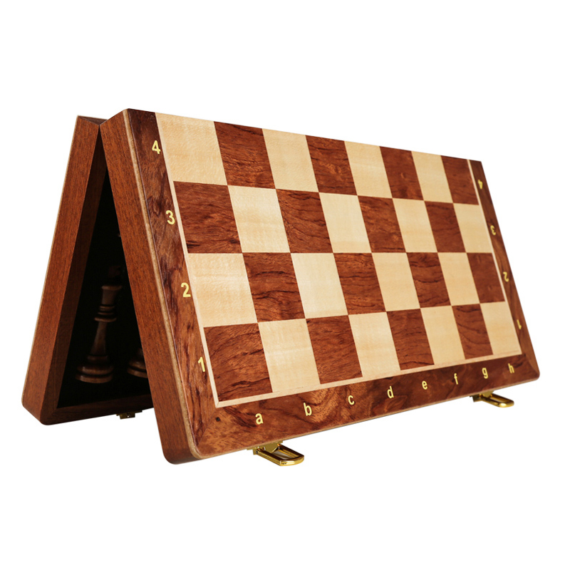Chess Set Top Grade Wooden Fol - Board Game Yearbook avaliação e preço
