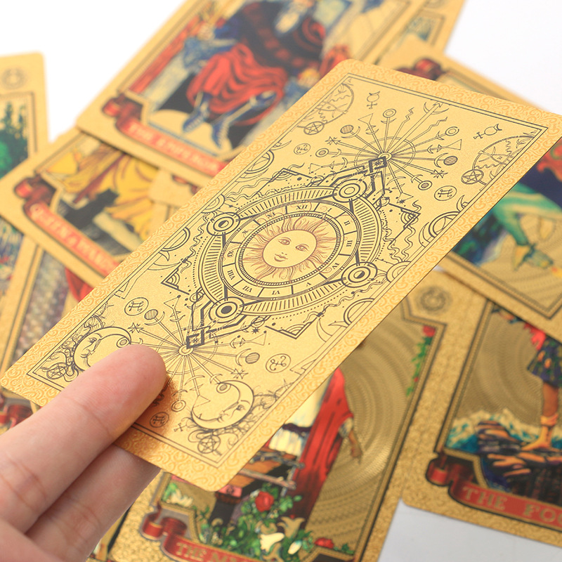 Gold Foil Tarot Card for Divin - Board Game Dixit avaliação e preço