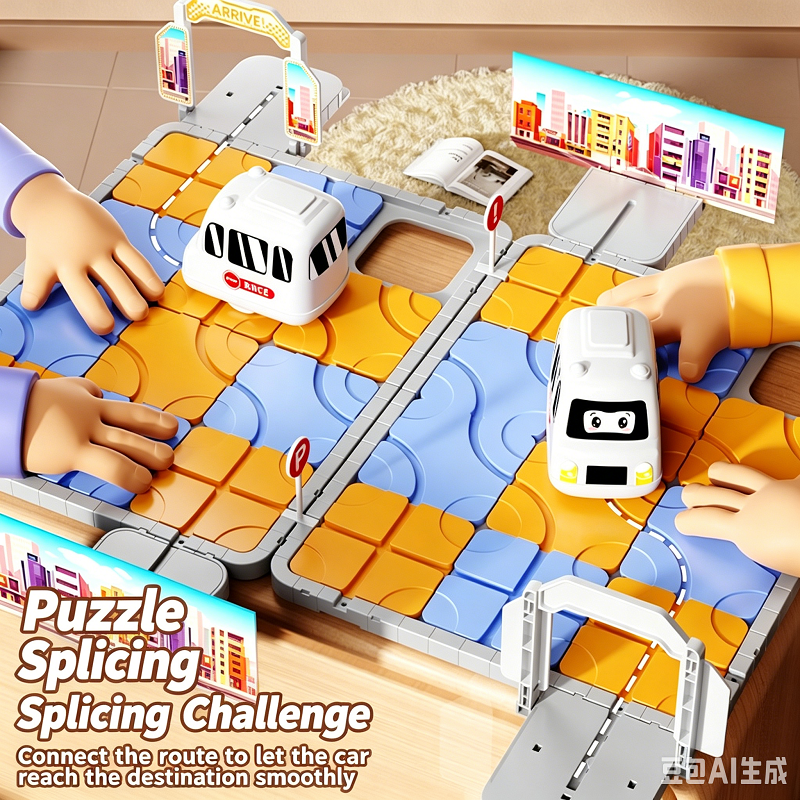 DIY City Adventure 3D Puzzle R - Board Game Race Track avaliação e preço