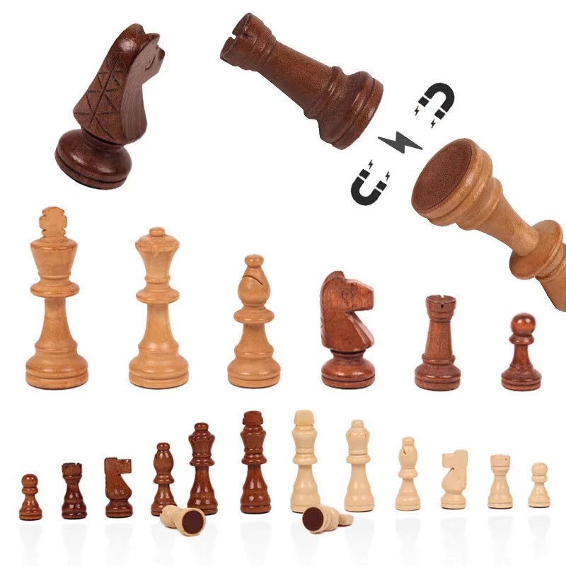 Magnetic Wooden Folding Chess  - Board Game Yearbook avaliação e preço