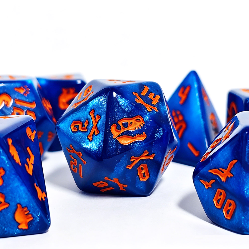 7Pcs Jurassic Ocean Blue Dinos - Board Game Pandemic avaliação e preço