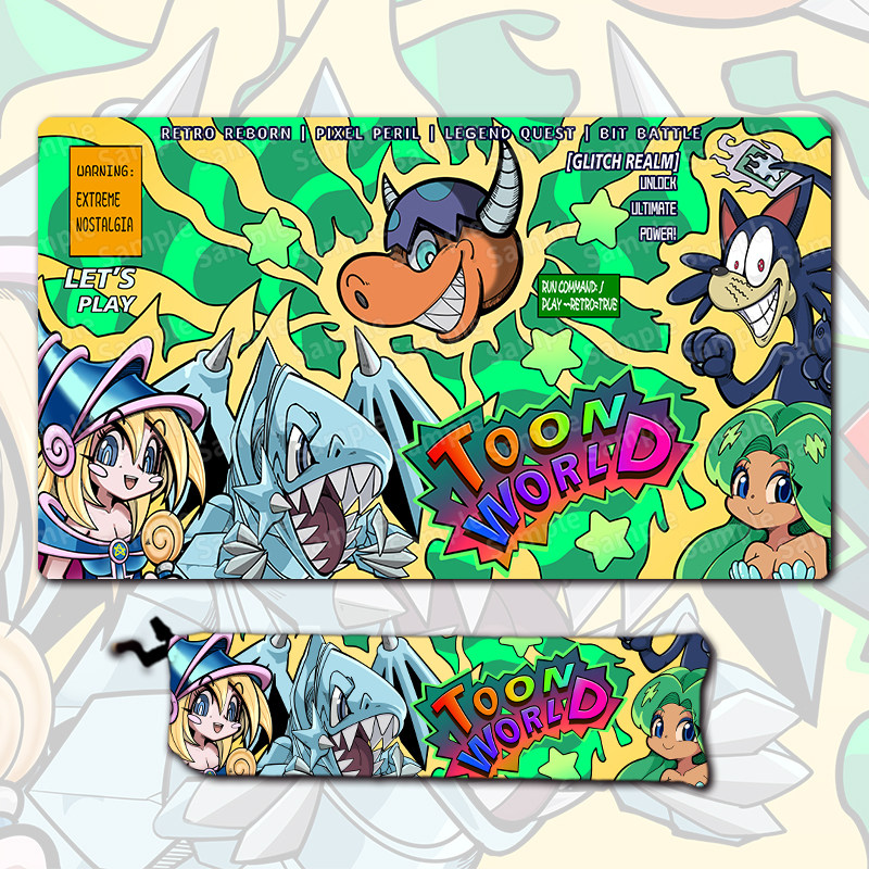 Yu-Gi-Oh! 600x350mm Toon Dark  - Board Game Yugioh avaliação e preço