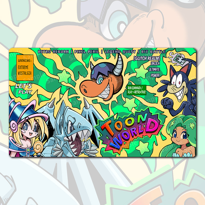 Yu-Gi-Oh! 600x350mm Toon Dark  - Board Game Yugioh avaliação e preço