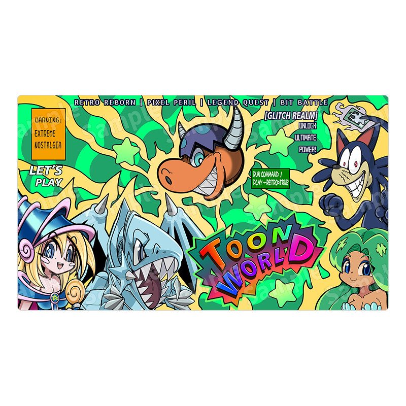 Yu-Gi-Oh! 600x350mm Toon Dark  - Board Game Yugioh avaliação e preço