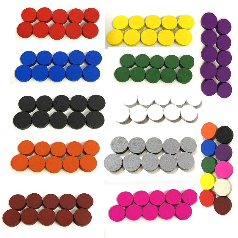 100pieces Diameter 15*5MM Wood - Board Game Dixit avaliação e preço