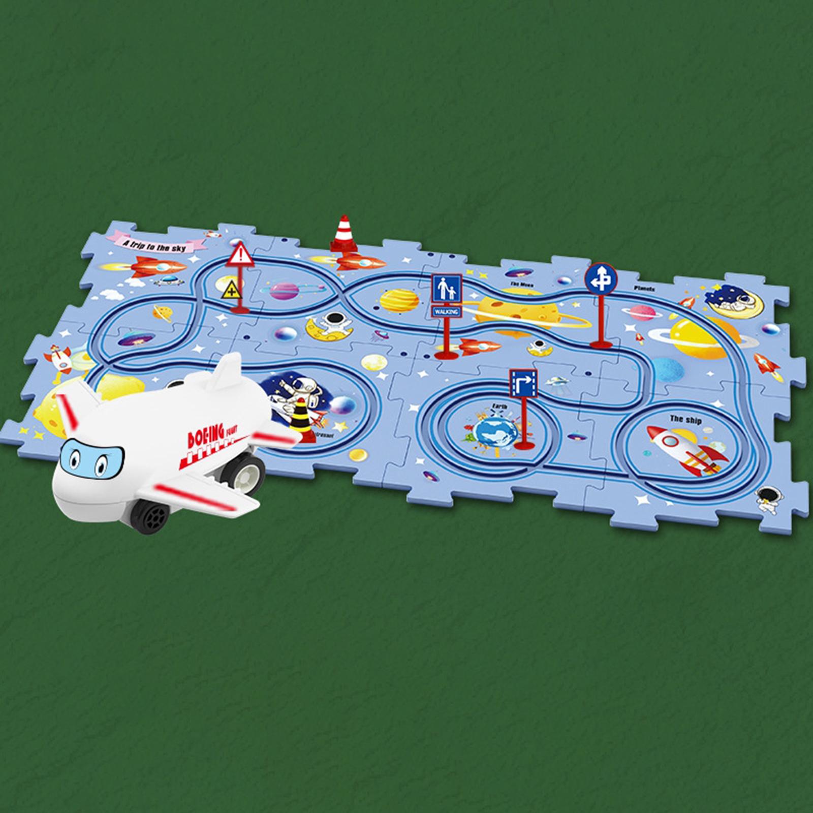 Slot Rail Race Car Track Toys  - Board Game Race Track avaliação e preço