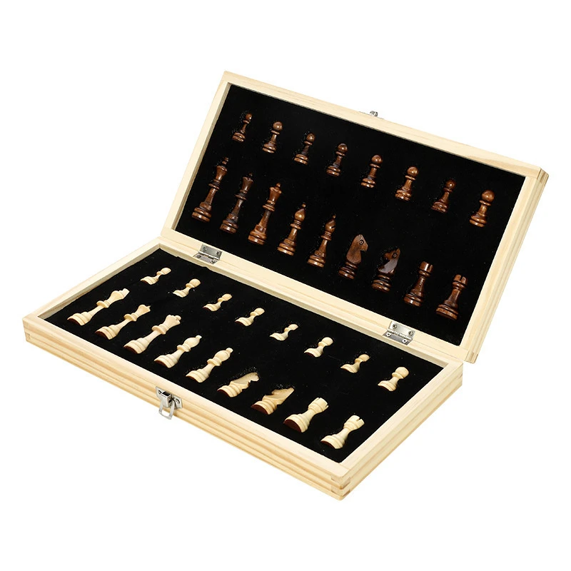 Chess Board Three In 1 Wooden  - Board Game Yearbook avaliação e preço