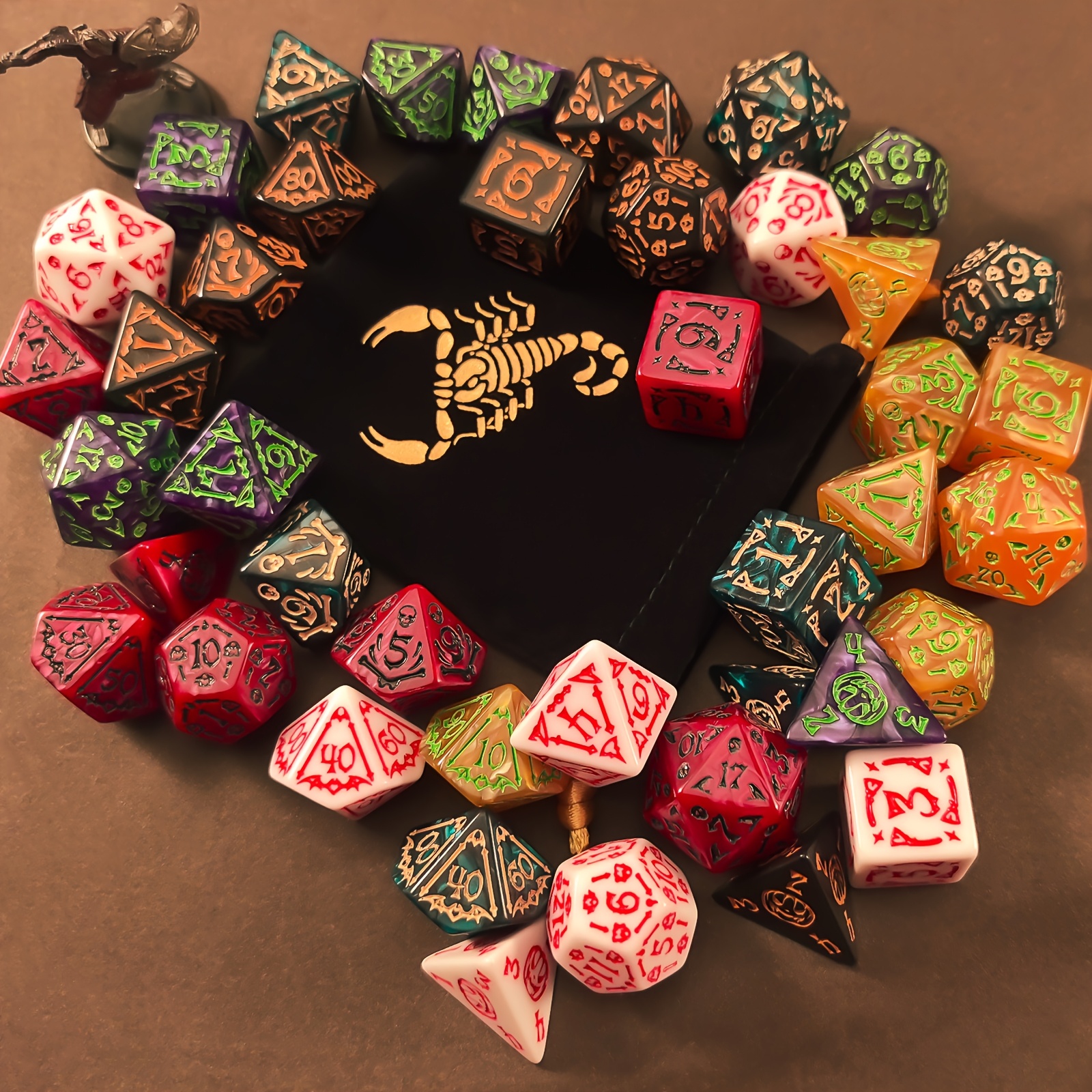 DND Dice Set -7pc Halloween Po - Board Game Pandemic avaliação e preço
