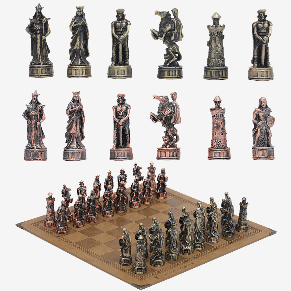 Metal Theme Chess 32pcs Intell - Yearbook Board Game Theme avaliação e preço