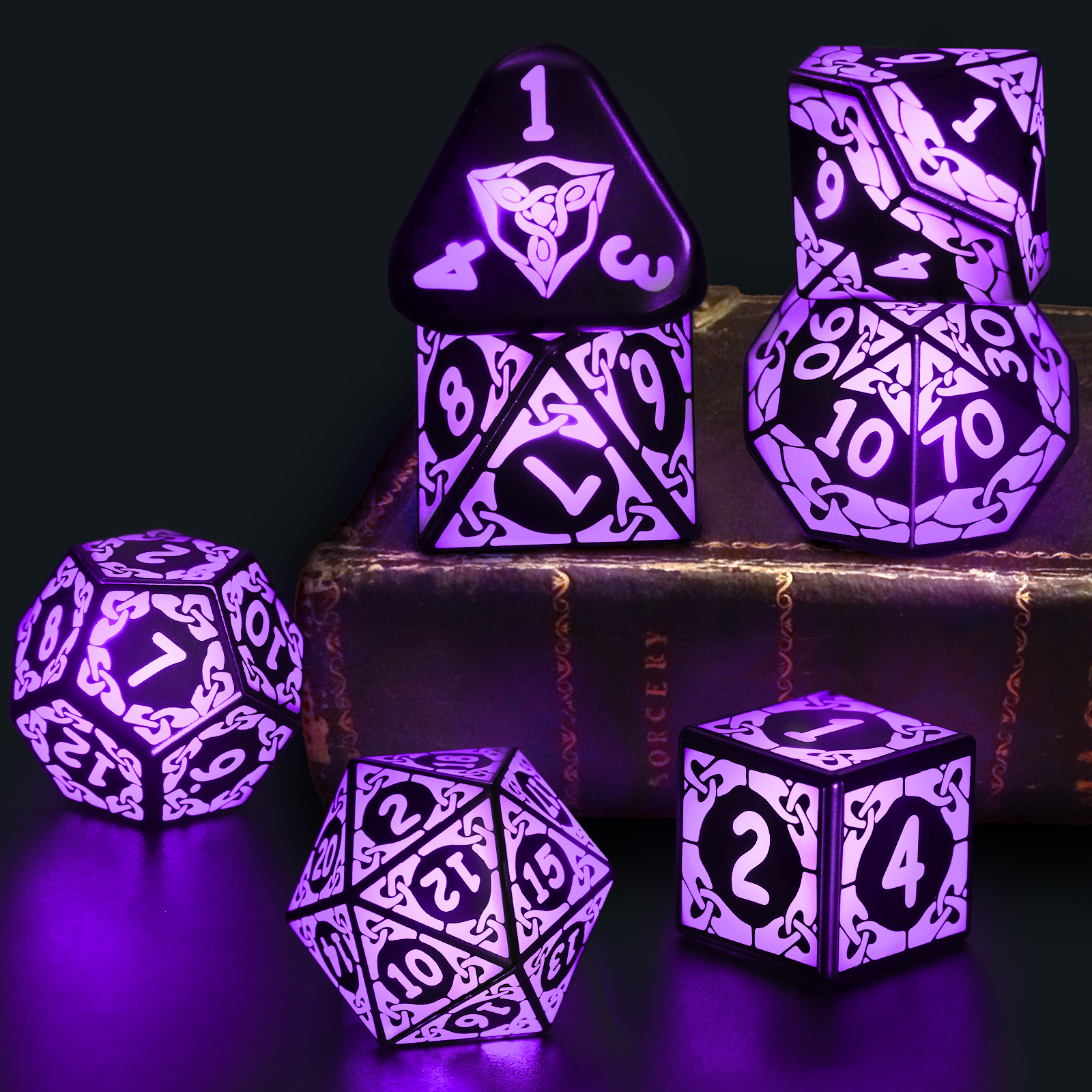 Light up Dice DND ，LED Dice Se - Board Game Pandemic avaliação e preço