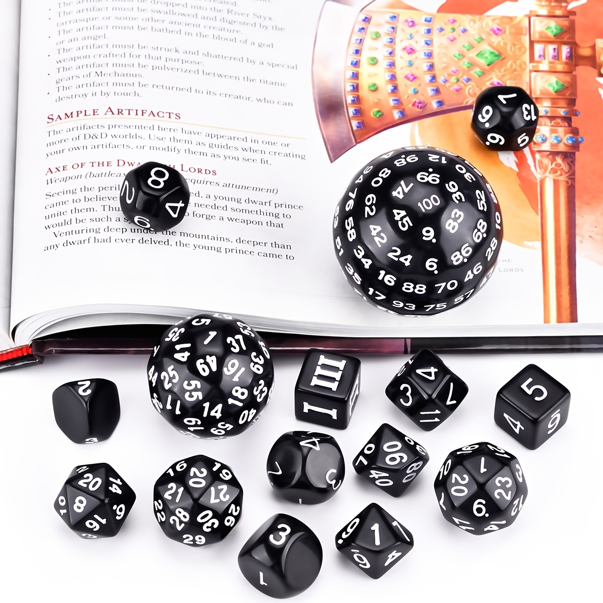 D3-D100 Black Base Polyhedral  - Board Game Pandemic avaliação e preço