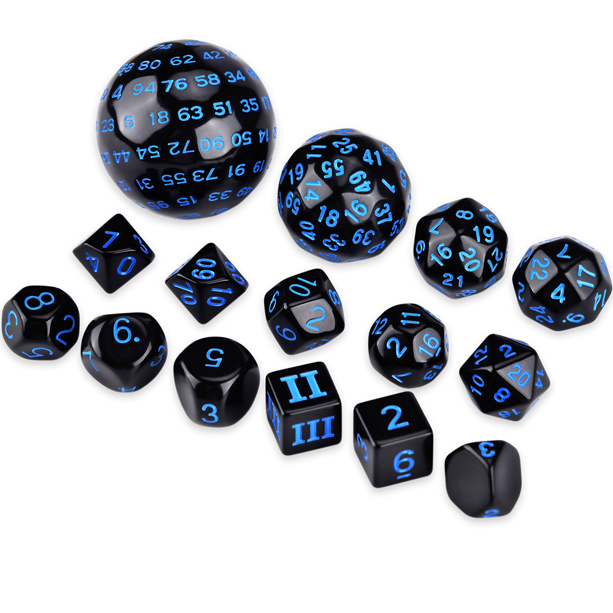 D3-D100 Black Base Polyhedral  - Board Game Pandemic avaliação e preço