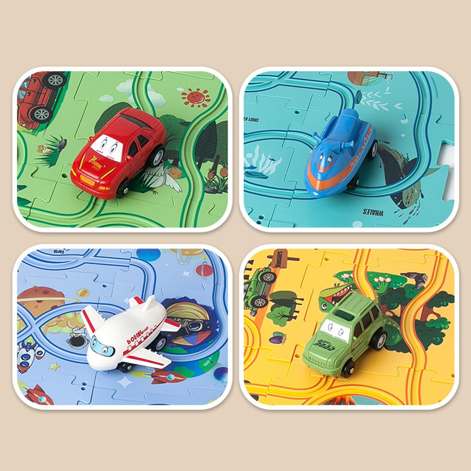 Children's Puzzle Electric Rai - Board Game Race Track avaliação e preço