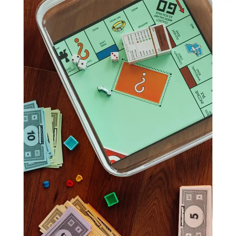 1pc Large Clear Hard Shell Sto - Board Game Box avaliação e preço