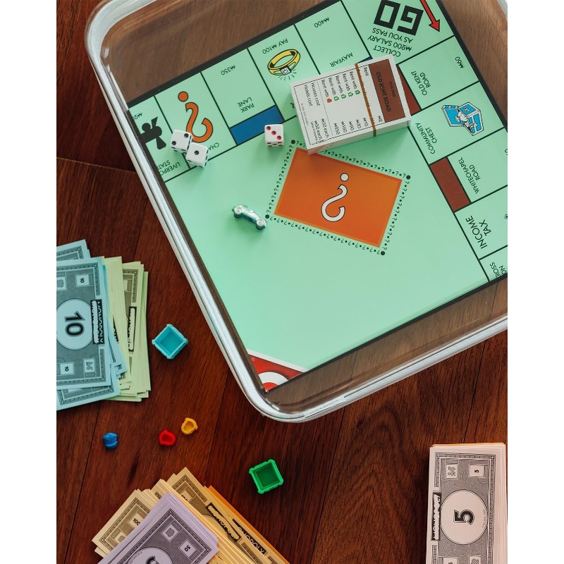 1pc Large Clear Hard Shell Sto - Board Game Box avaliação e preço