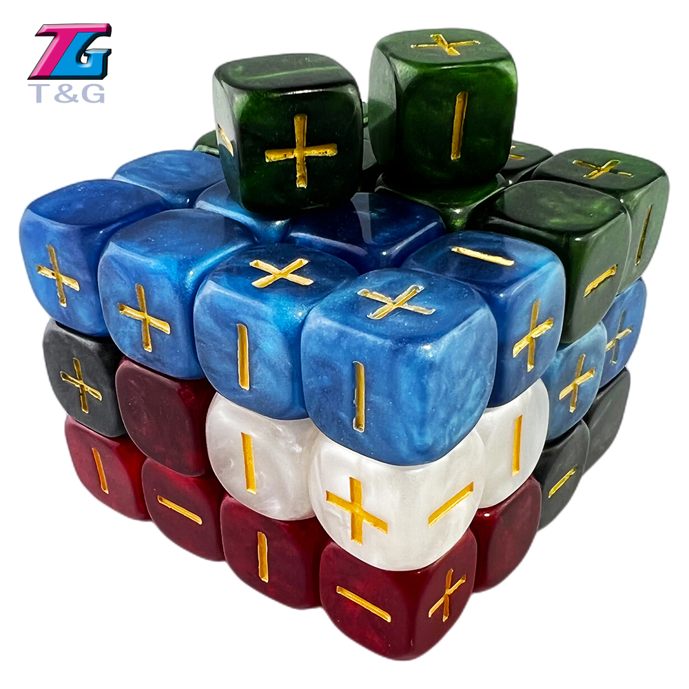 Dice-6-Sided 10pcs Marbled Eff - Board Game Dixit avaliação e preço