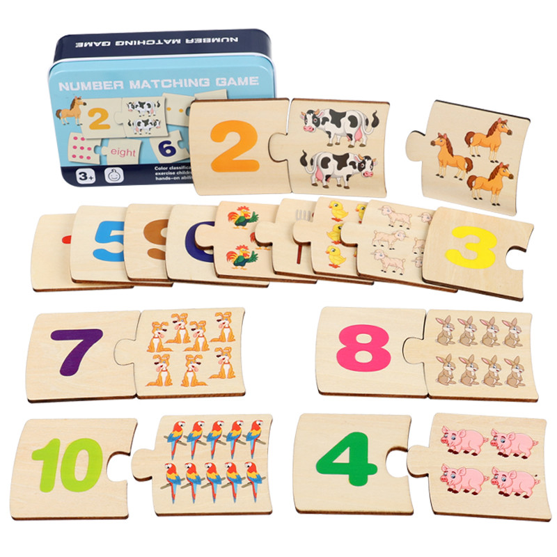 Children Iron Box Number Enlig - Board Game Box avaliação e preço