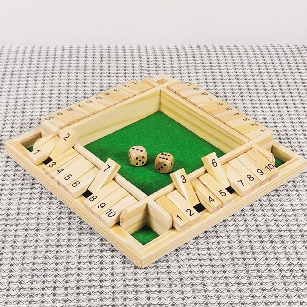 Shut The Box Table Board Game  - Board Game Box avaliação e preço