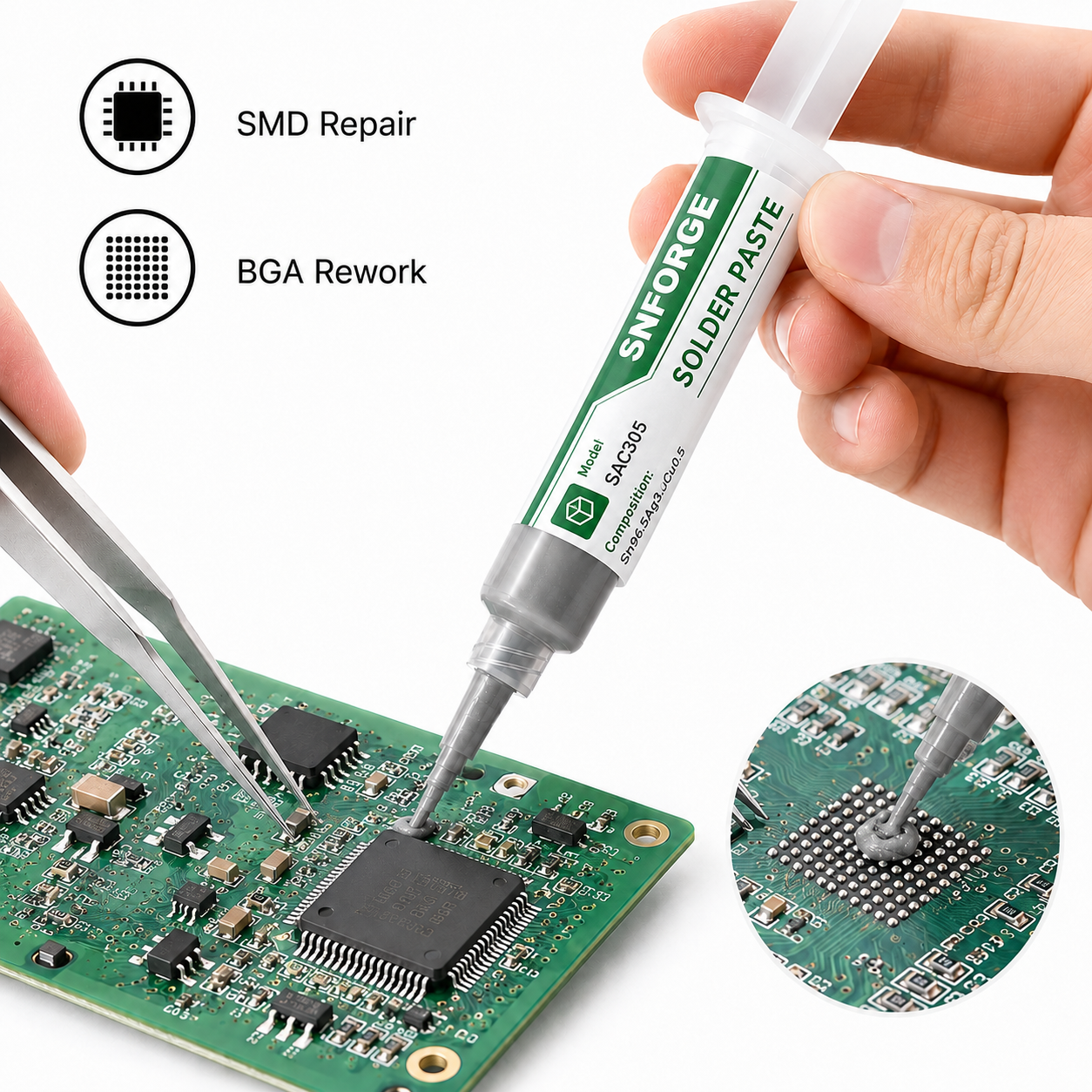 SAC305 Solder Paste Welding Ti - Board Game Online Free avaliação e preço