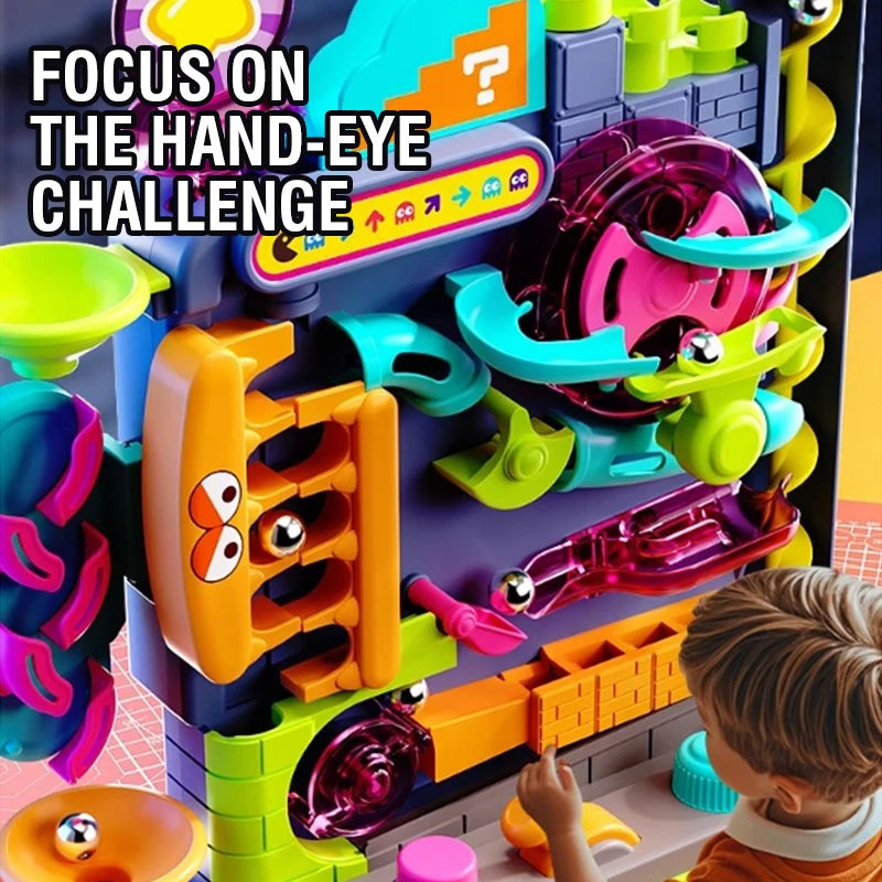 Puzzle Ball Track Race Run Bui - Board Game Race Track avaliação e preço