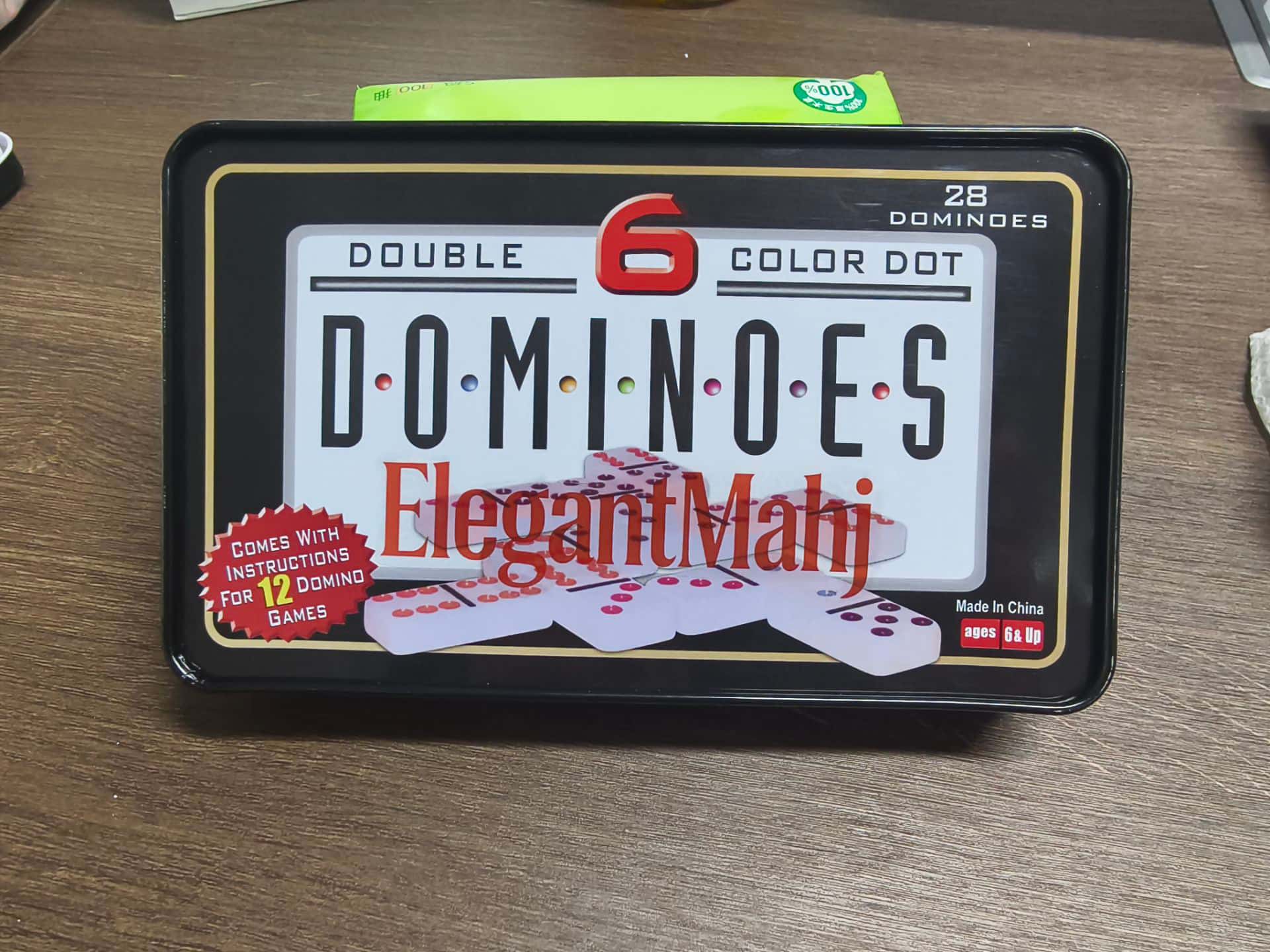 ElegantMahj Double Six Dominoe - Board Game Box avaliação e preço