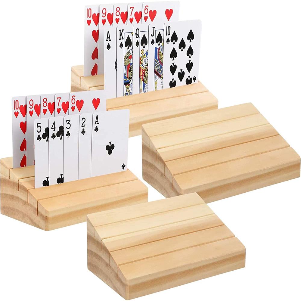 Hands-Free Wooden Playing Card - Board Game Yearbook avaliação e preço